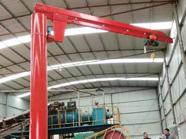 Crane de boom rotari de columna fixa