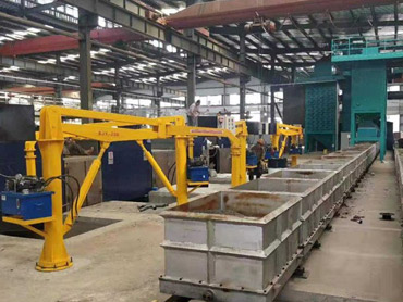 Operador únic de manipulació de fosa d'acer